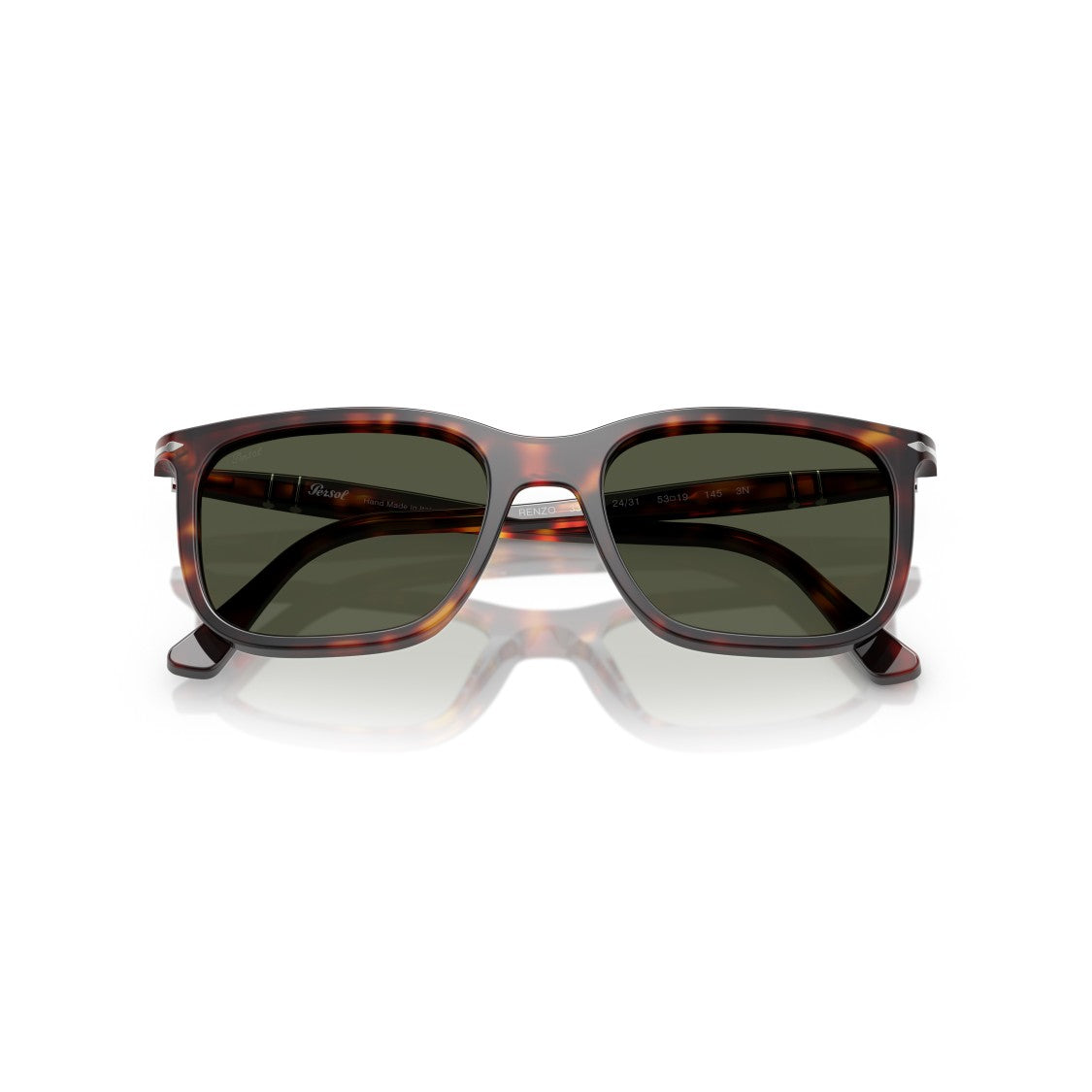 Persol 0Po3357s Square Frame Tortoiseshell Acetate Sunglasses
