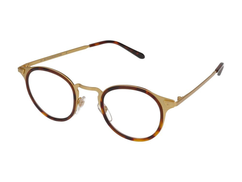 Retrosuperfuture Eyeglasses Numero 20 Oro Havana 46/25/145