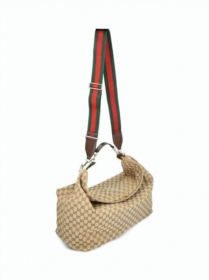 Gucci Beige Brera Gg Canvas Crossbody Bag