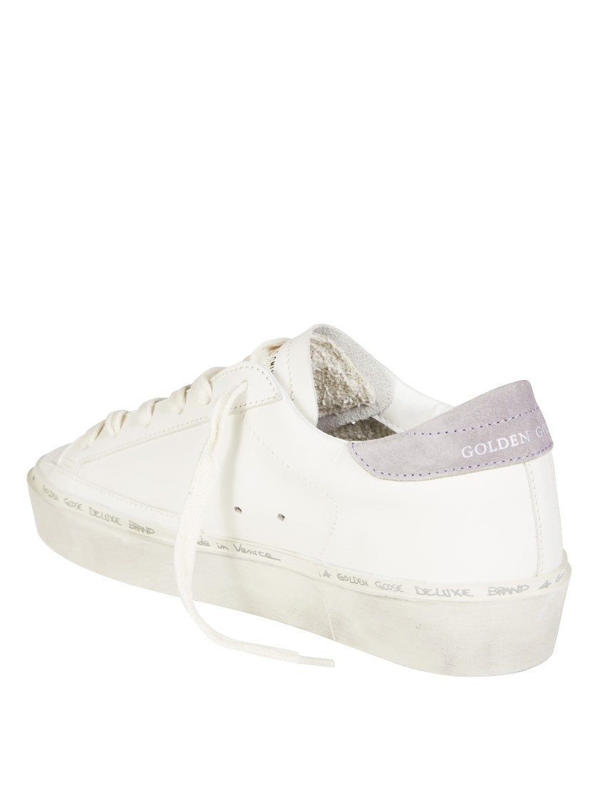 Golden Goose Hi Star Leather Upper Sneakers