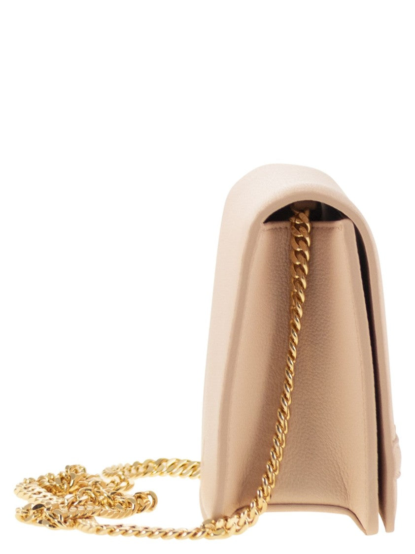 Elisabetta Franchi Shoulder Strap With Groumette Chain