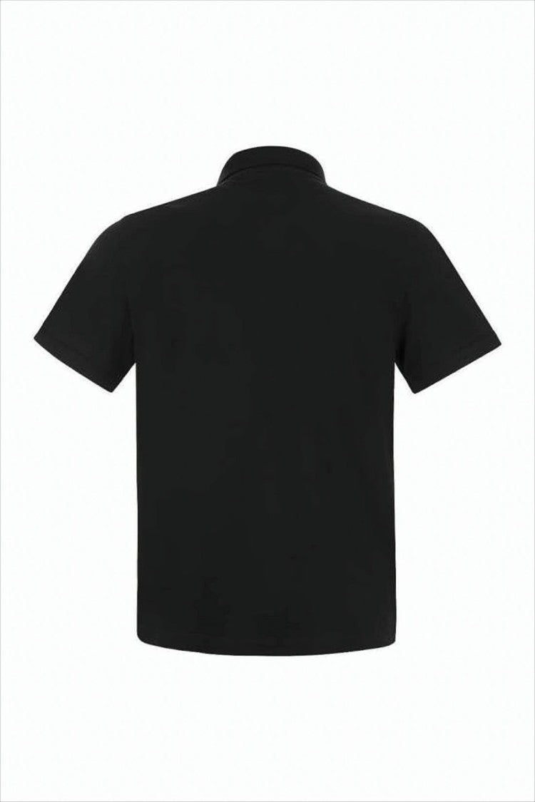 Stone Island Slim Fit Black Polo Shirt