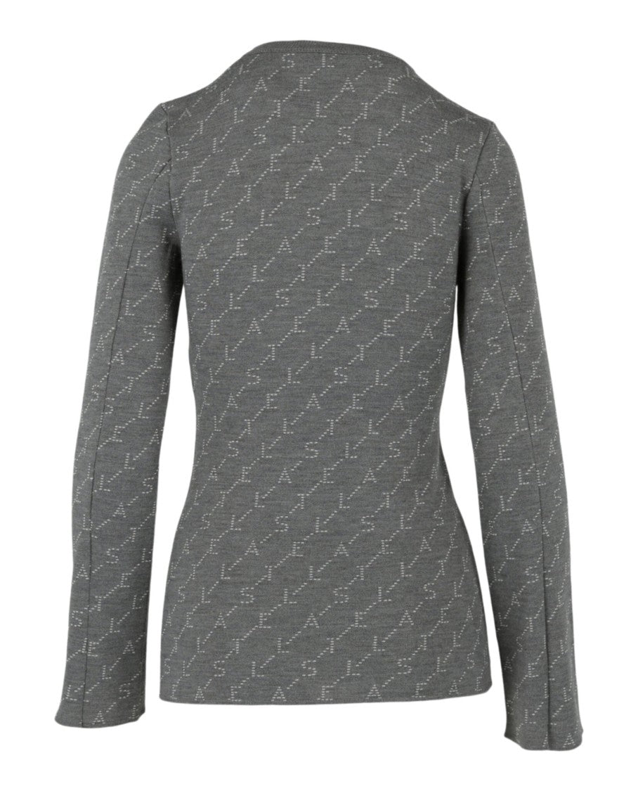 Stella Mccartney Logo Printed Sweater