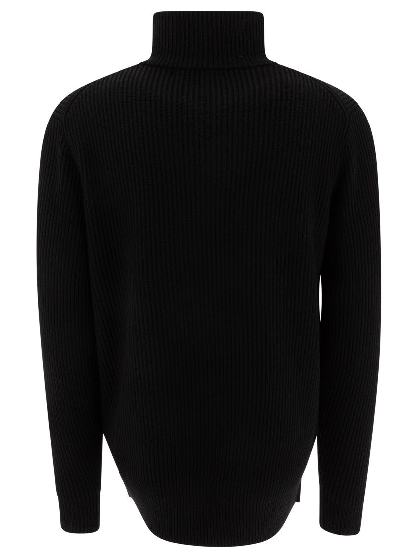 Nonnative Ribbed Knitwear With High Collar