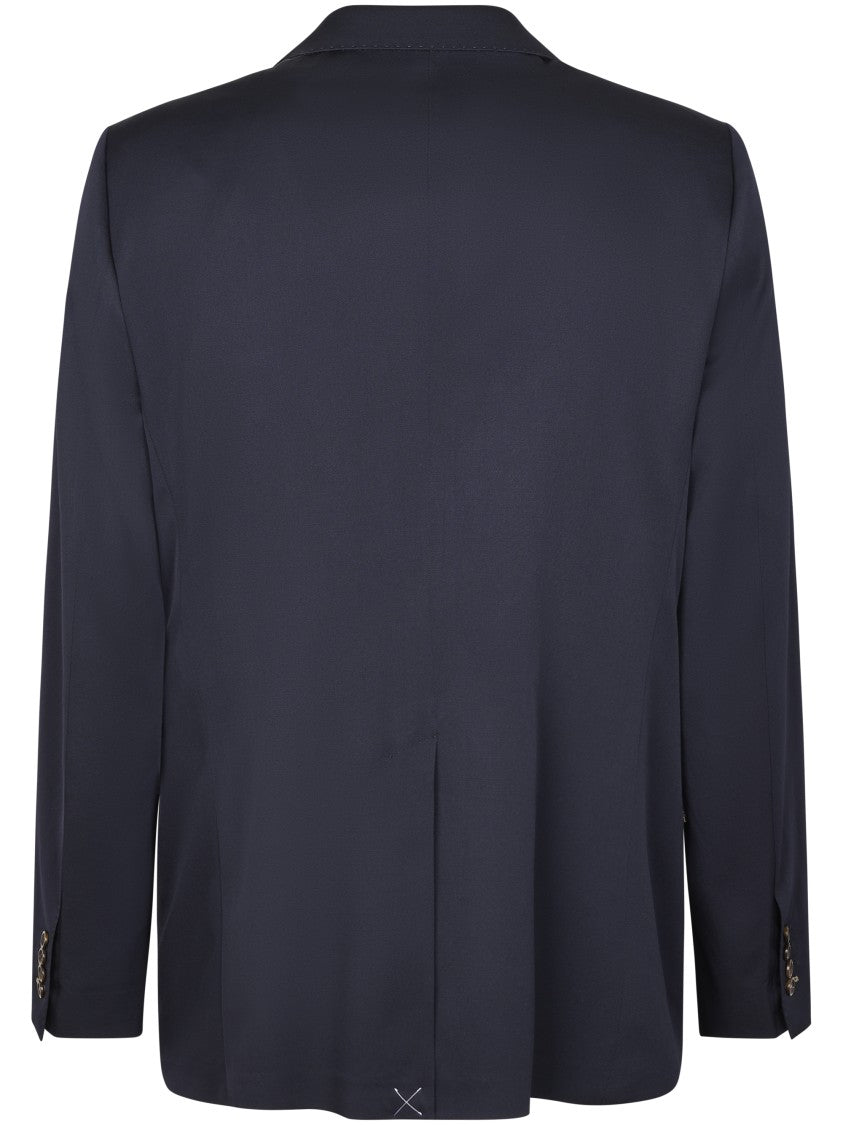 Dolce & Gabbana Double-Breasted Blazer With Wide Lapels And Structured Silhouette