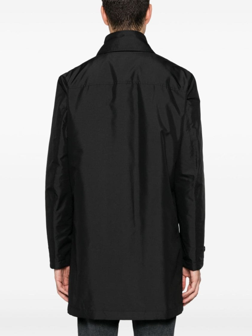 Fay Black Morning Waterproof Coat