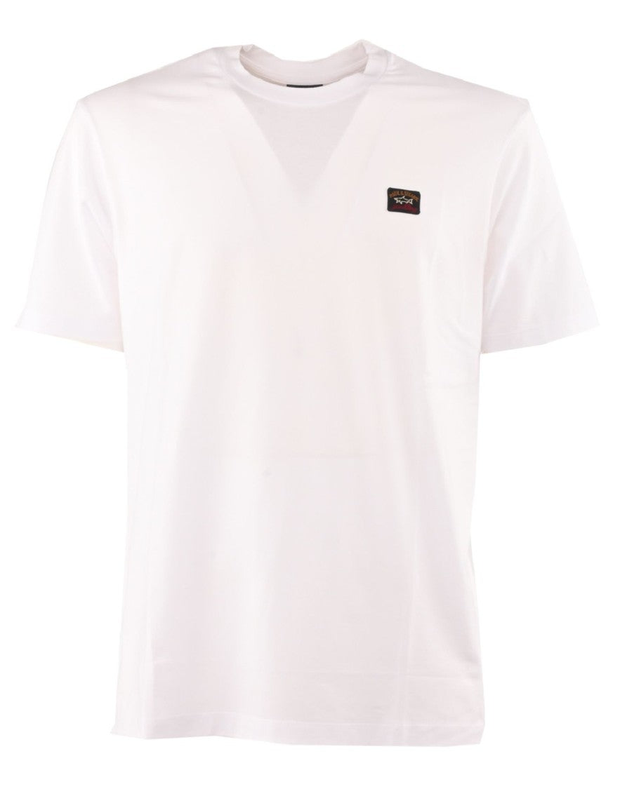 Paul & Shark White Crewneck T-Shirt