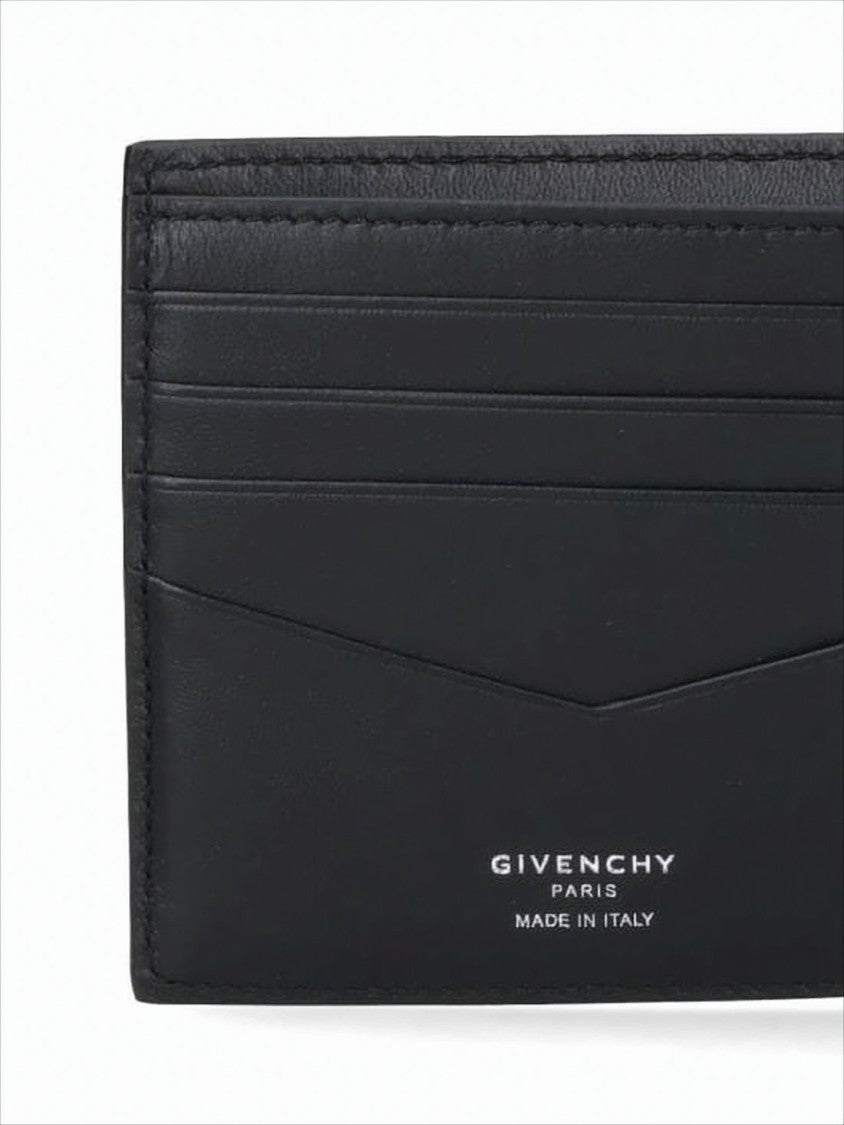 Givenchy Textured Calf Leather Bifold Wallet
