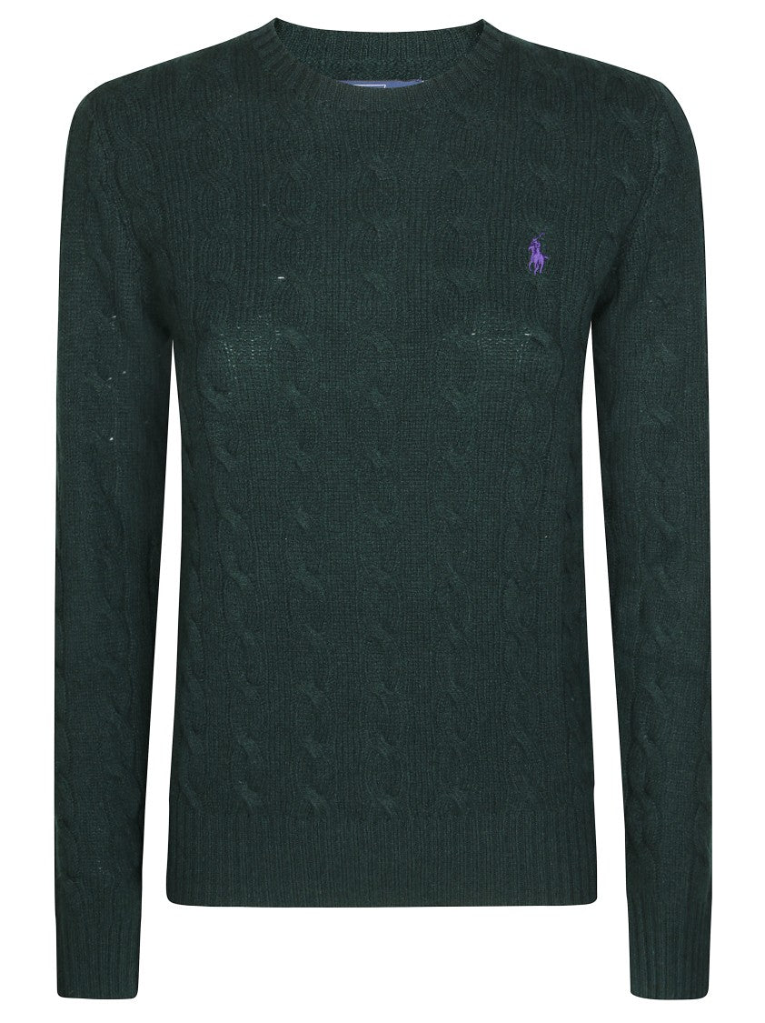 Polo Ralph Lauren Cable Knit Sweater With Round Neckline