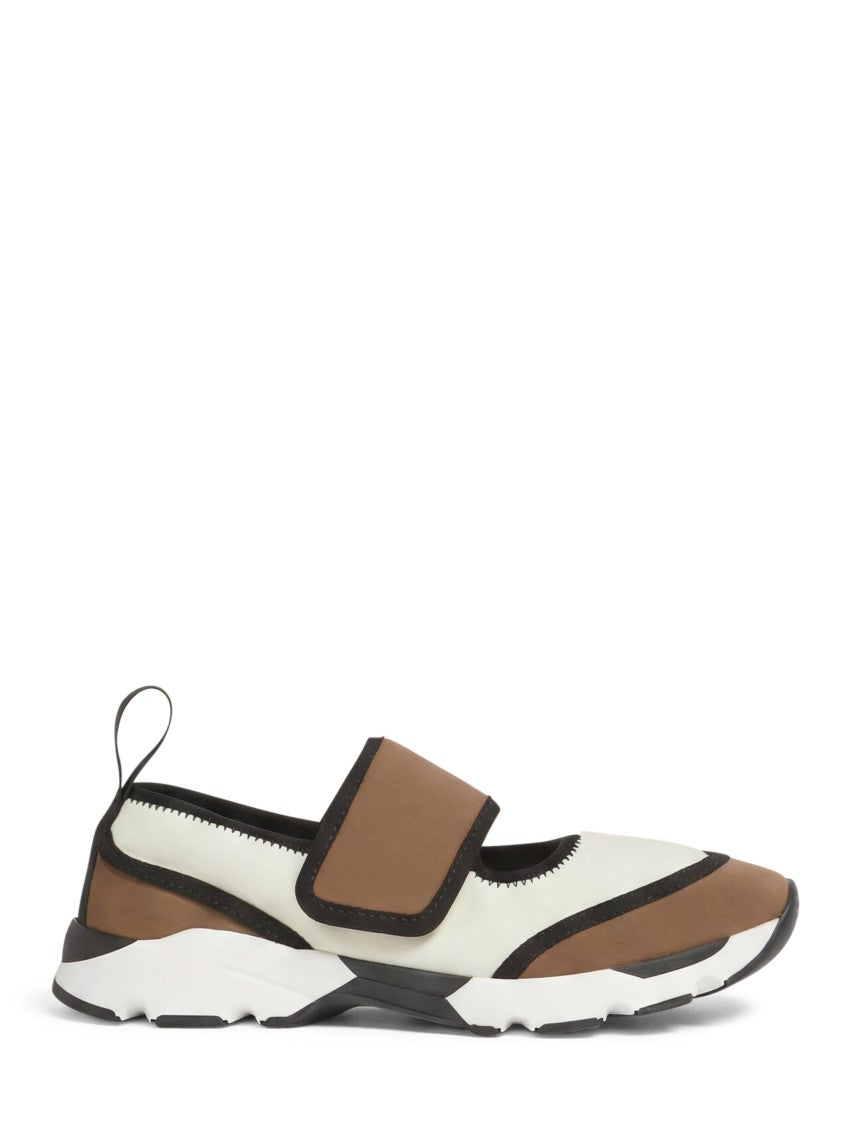 Marni Slip-On Sneakers With Wide Strap And Chunky Sole