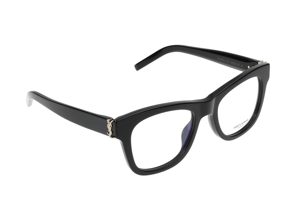 Saint Laurent Eyeglasses Sl M159 001 Black Black Transpare 52/20/140