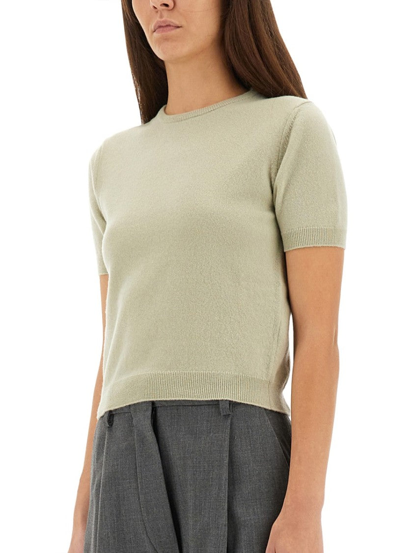 Maison Margiela Wool Crew Neck T-Shirt
