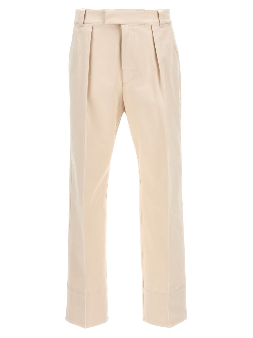 Moncler Tailored Stretch Cotton Drill Pants