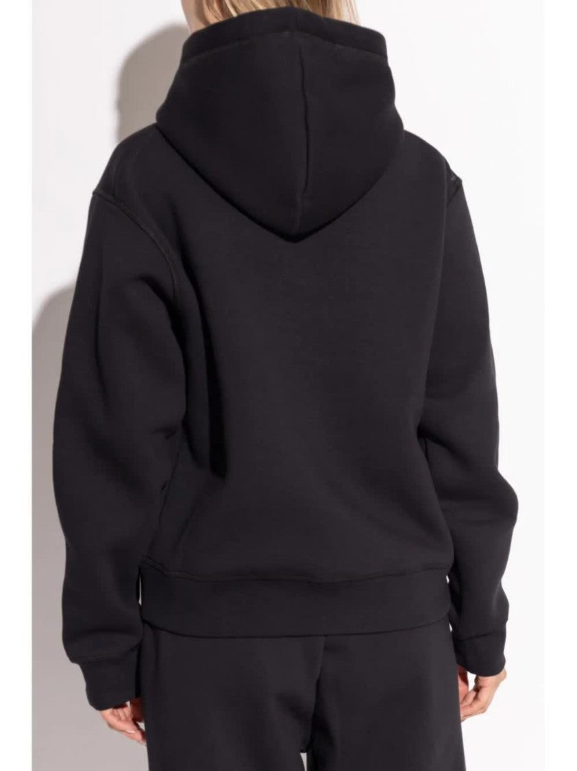 Dsquared2 Iconic Black Hooded Logo Cotton Sweatshirt