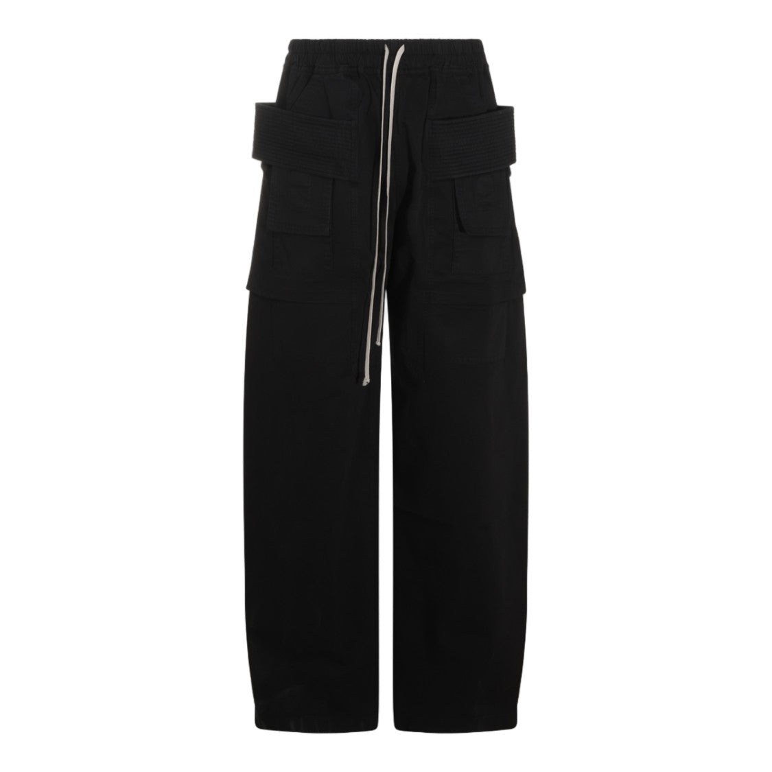 Drkshdw By Rick Owens Wide-Leg Trousers With Elastic Waistband And Utility Pockets