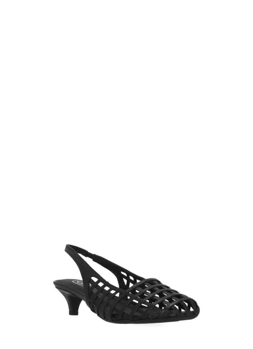 Ash Black Enji Cut-Out Pumps
