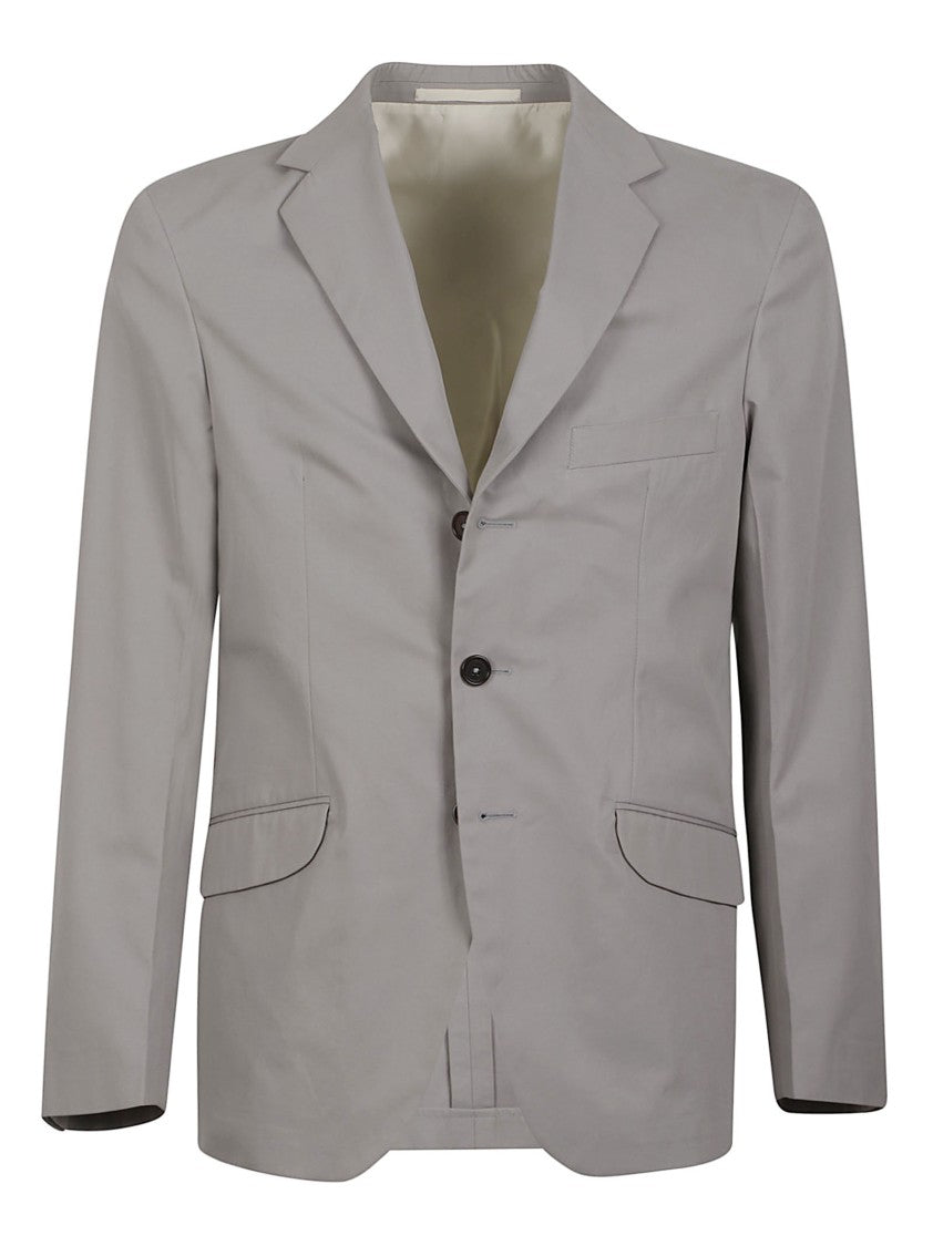 Jil Sander Minimalist Matte-Finish Jacket With Classic Notch Lapel