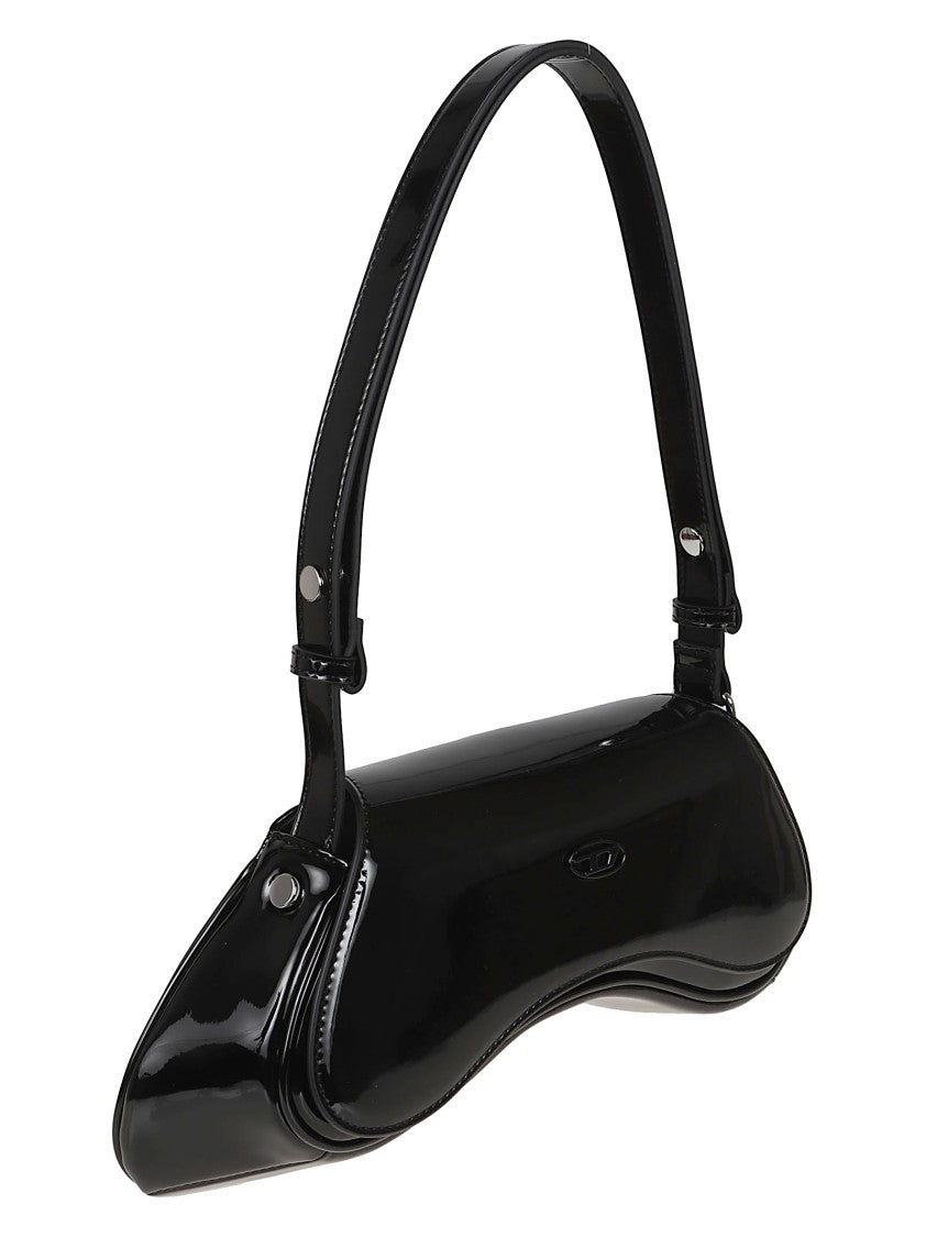 Diesel Sinuous High-Gloss Crossbody Bag
