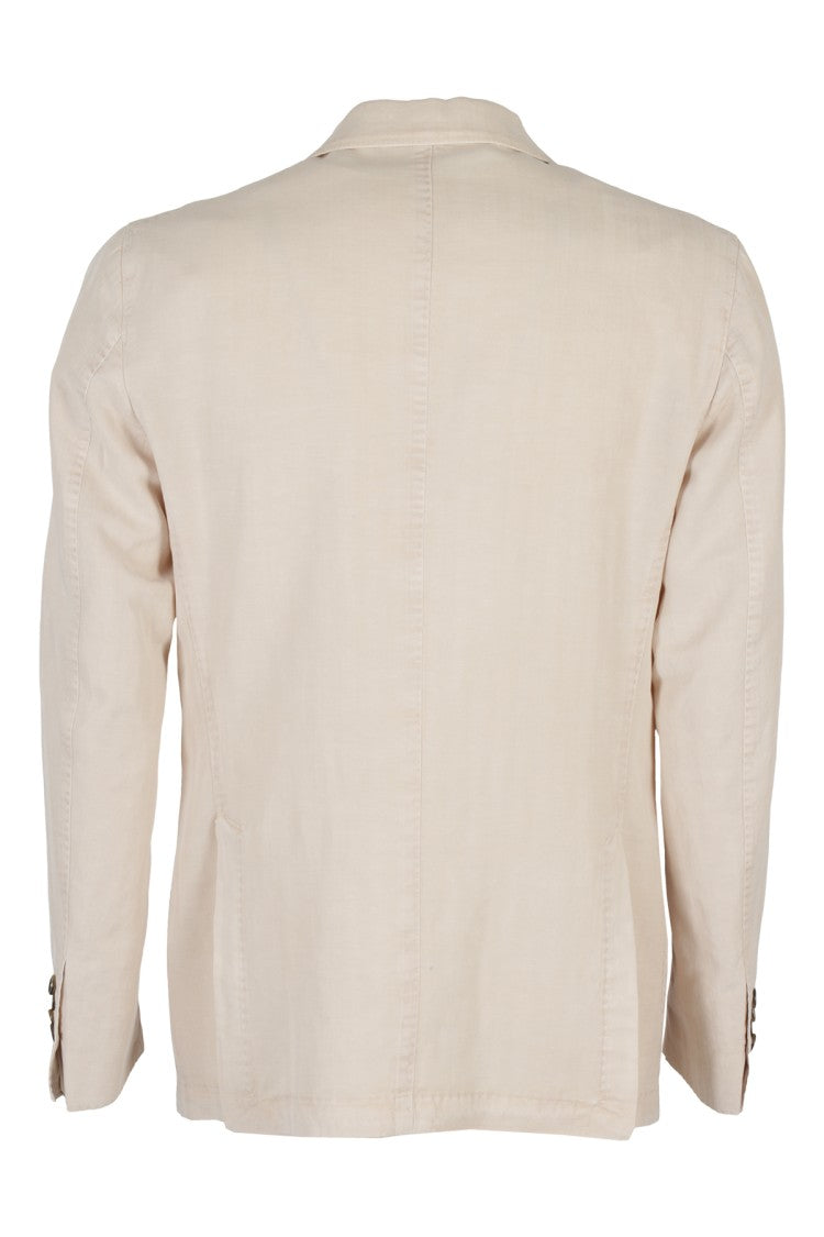 L.B.M. Single-Breasted Cotton And Lyocell Blend Jacket