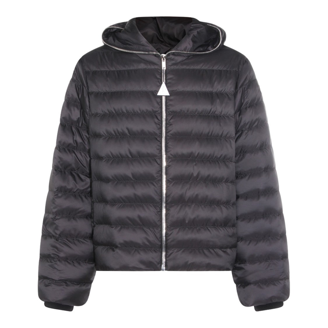 Moncler X Rick Owens Cropped Black Puffer Jacket