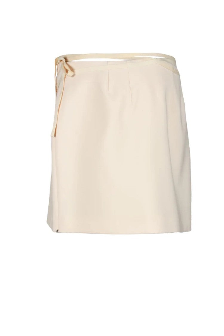 Sportmax Mini Skirt Wool/Elastane - Peach