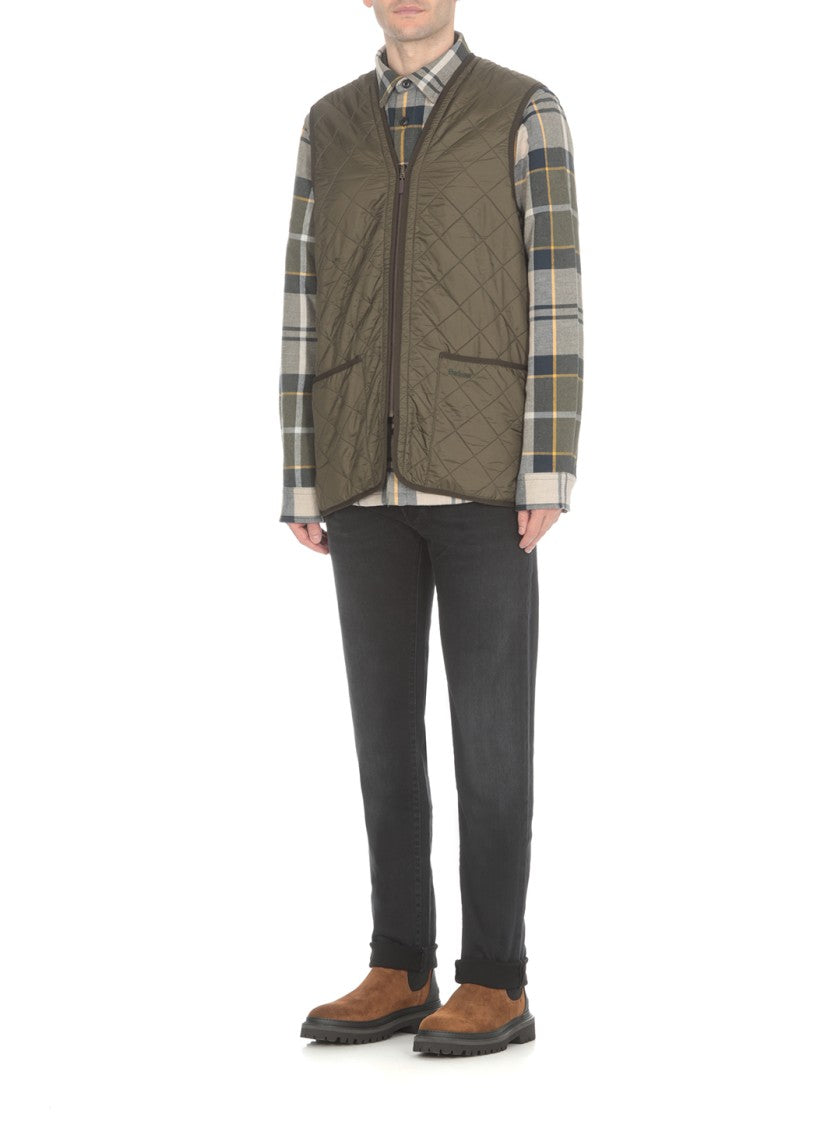 Barbour Green Sleevelees Quilted Jacket