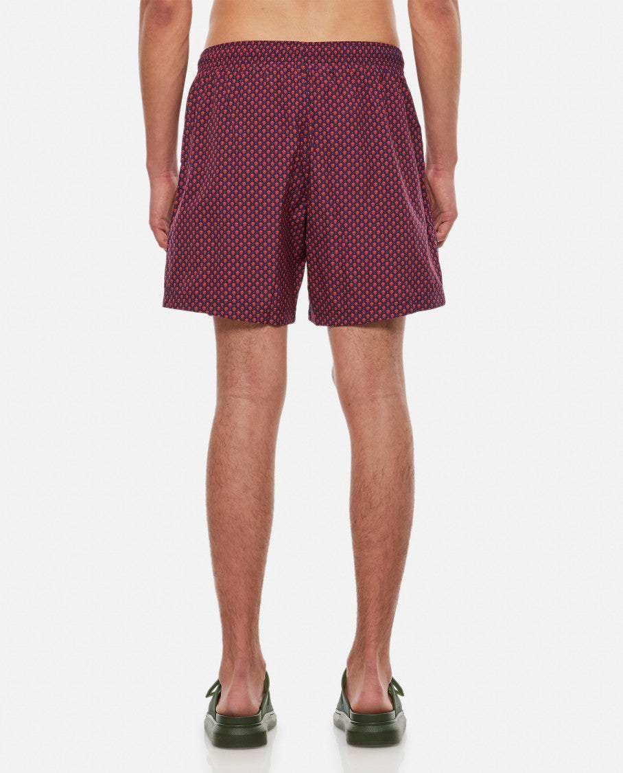 Alexander Mcqueen Dots Skull Swimshorts