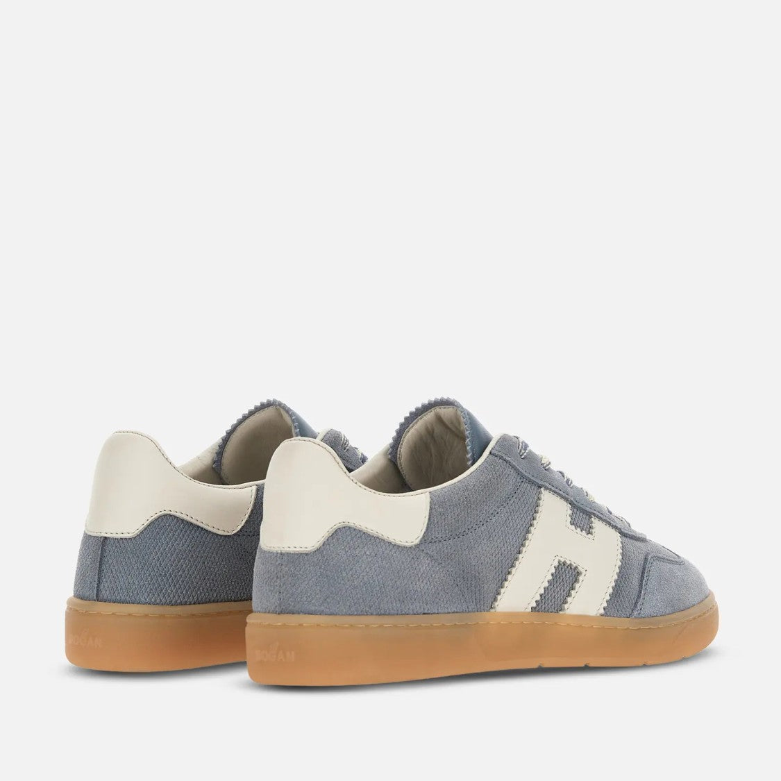 Hogan Cool Lace-Up Sneakers In Calfskin And Sheepskin