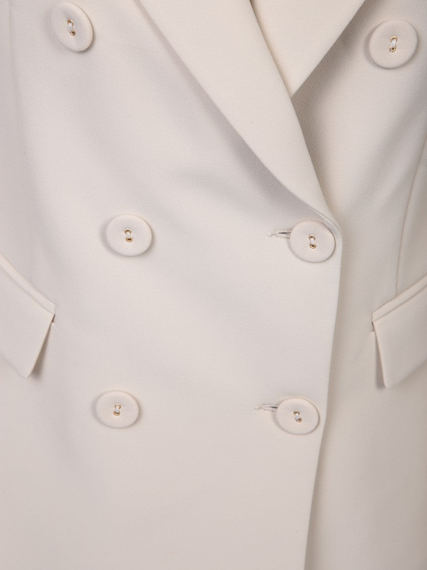 Blanca Vita Double-Breasted Beige Jacket With Tailored Fit