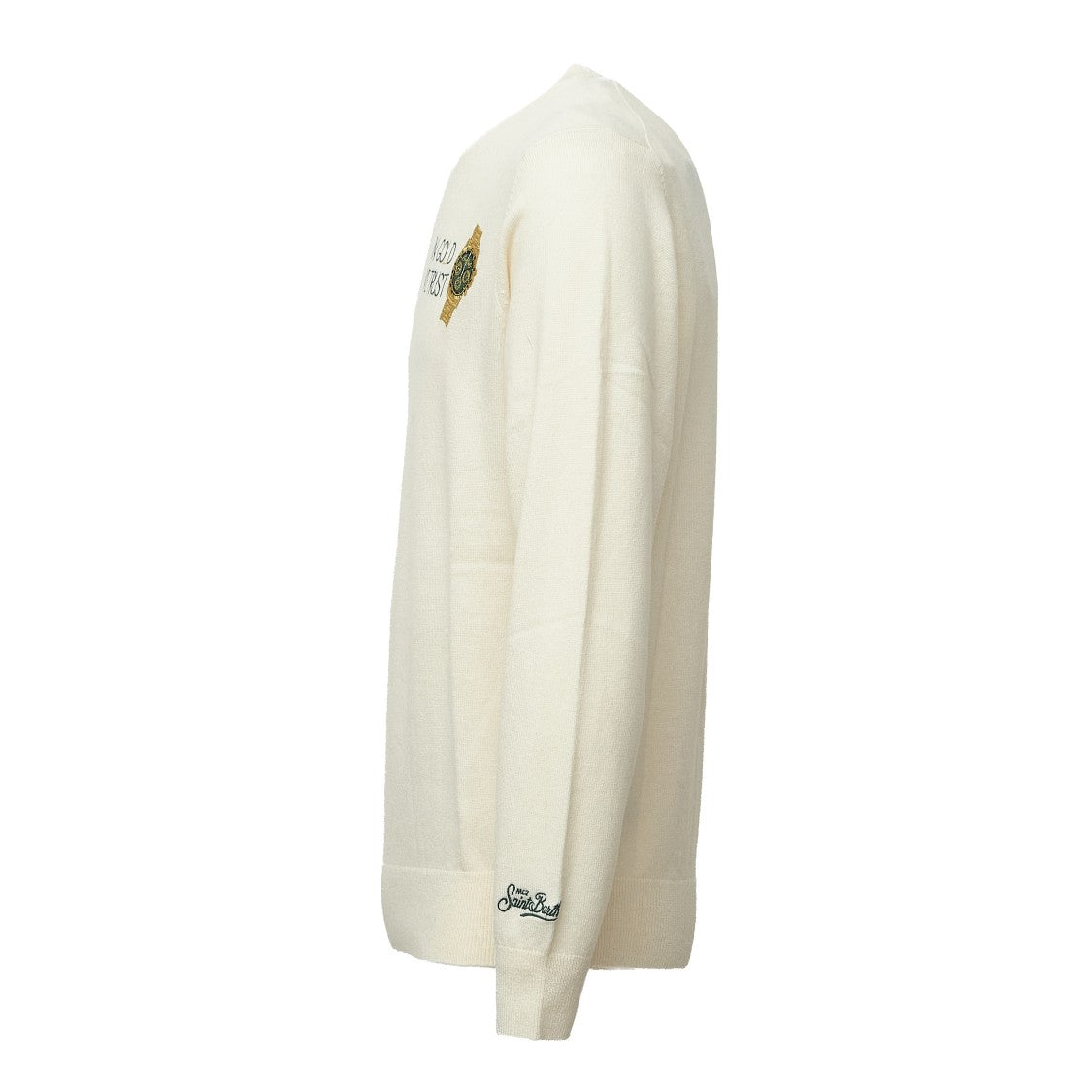Mc2 Saint Barth Heron Light In Gold We Trust Sweater