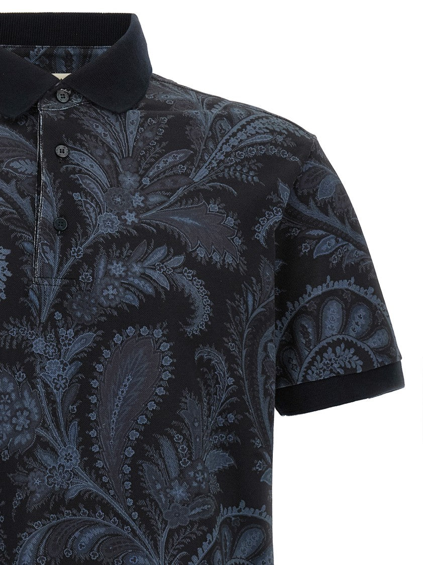 Etro Polo Paisley Flowers
