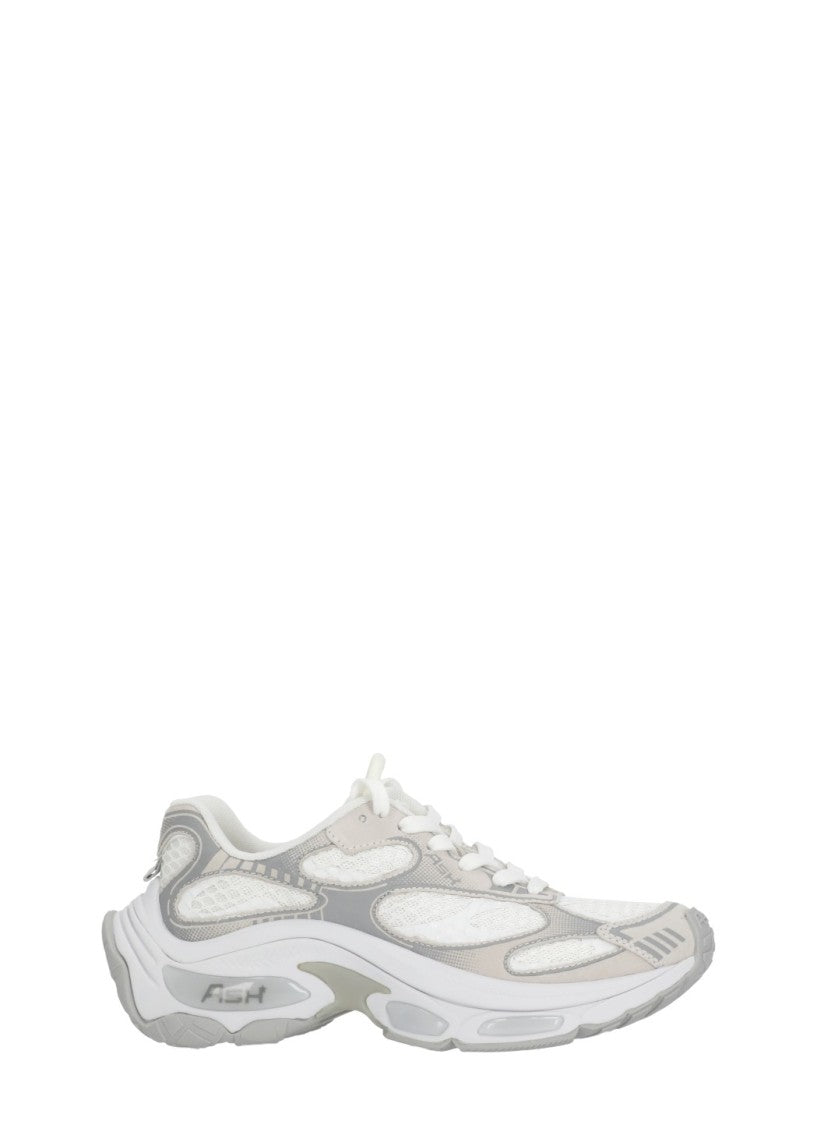 Ash White Dragon Suede Inserts Sneakers