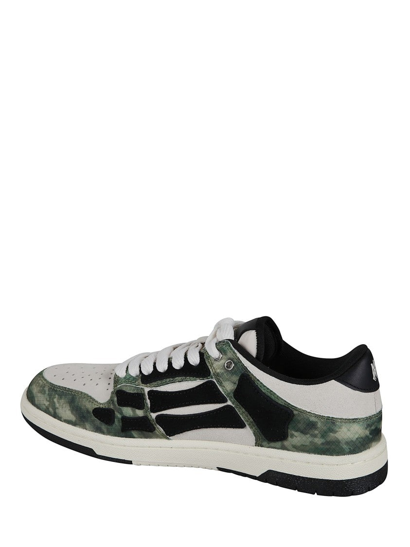 Amiri Neutral Lace-Up Logo Sneakers