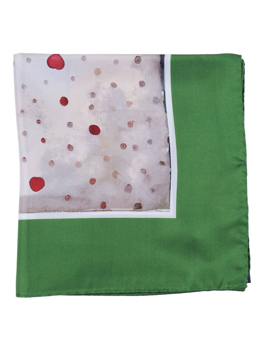D'aniello Stola Oceano Watercolor Silk Scarf