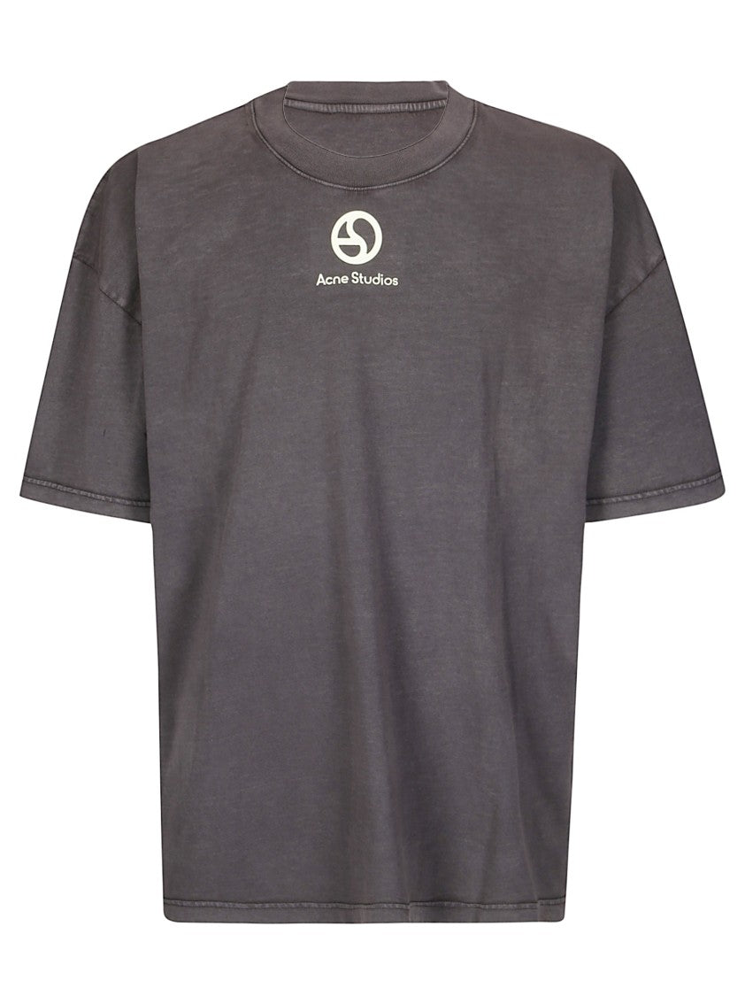 Acne Studios Tshirt Faded Black Logo