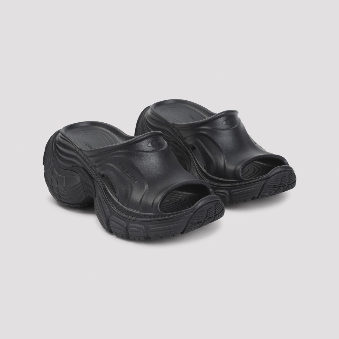 Balenciaga Sculptural Sole Rubber Sandals