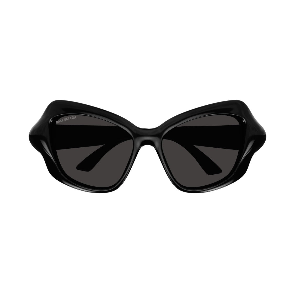 Balenciaga Bb0353s Oversized Black Sunglasses