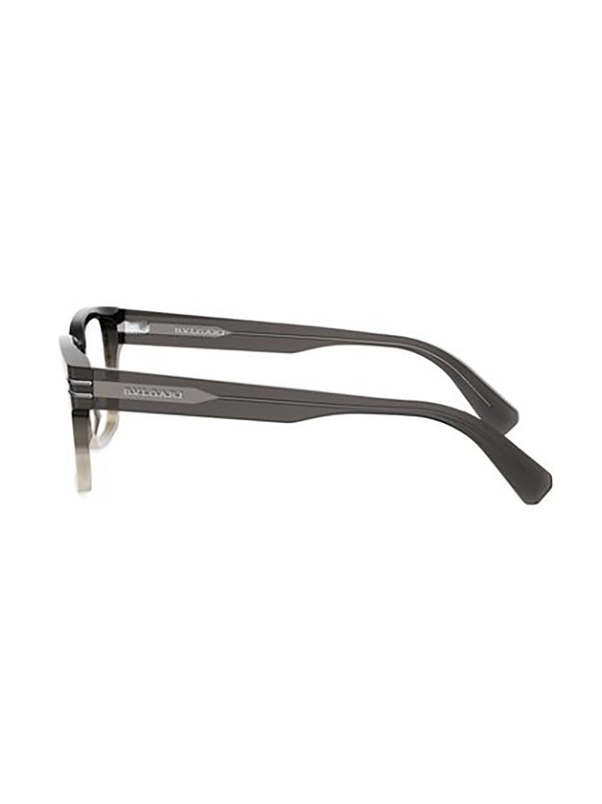 Bulgari Bv50010i Rectangular Gradient Polished Eyeglasses