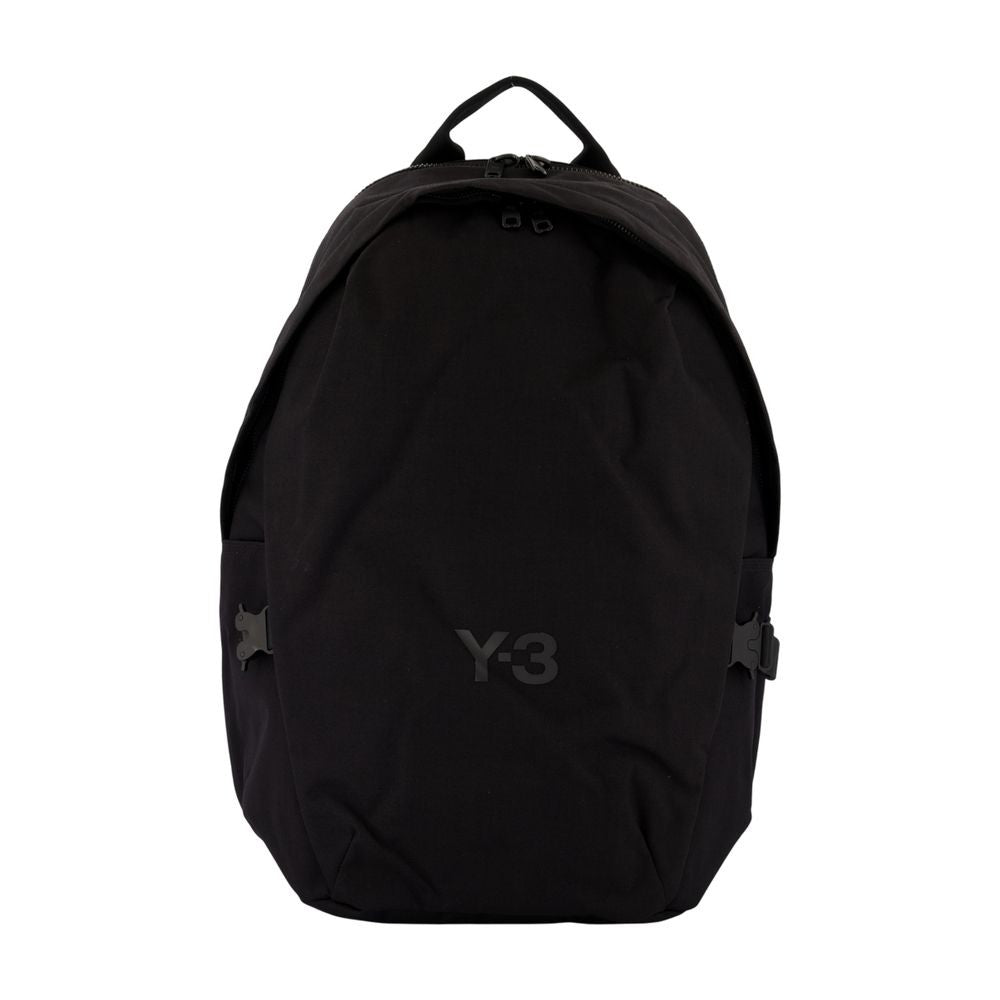Y-3 Minimalist Black Synthetic Backpack