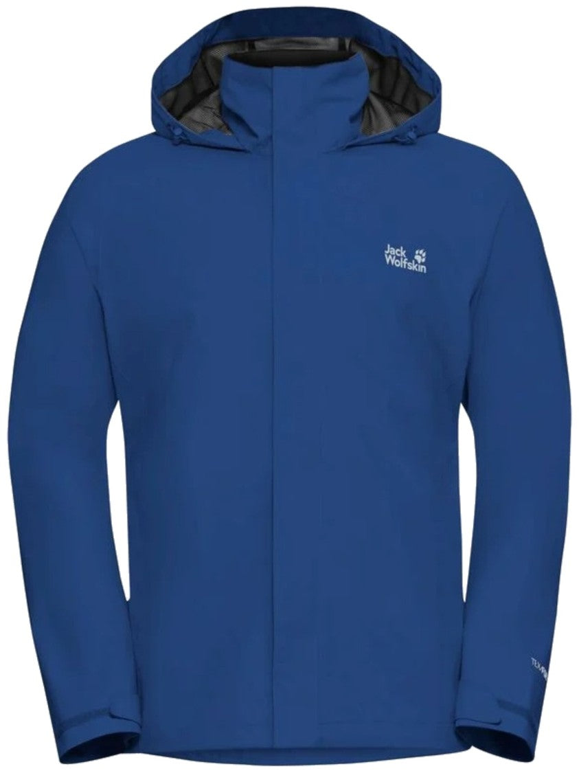 Jack Wolfskin Solid Blue Trailtime Outdoor Jacket