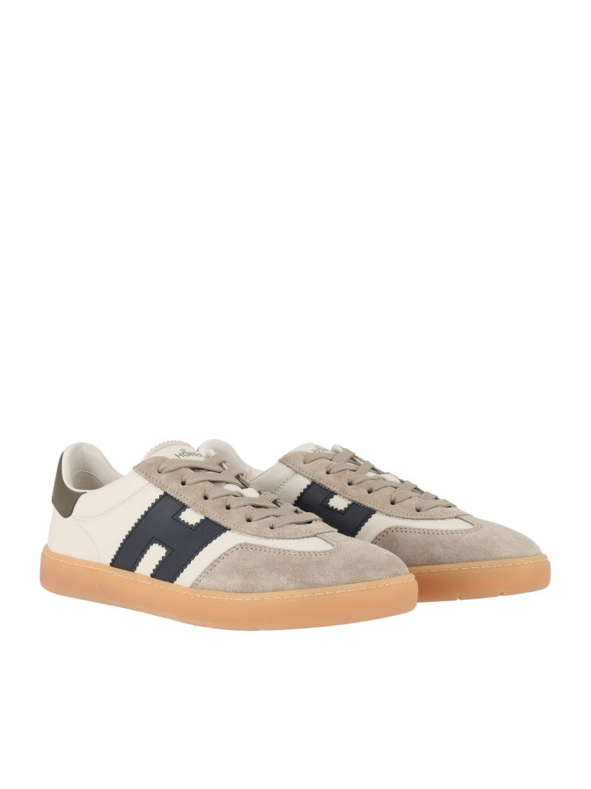 Hogan Cool Calfskin Suede Low-Top Sneakers
