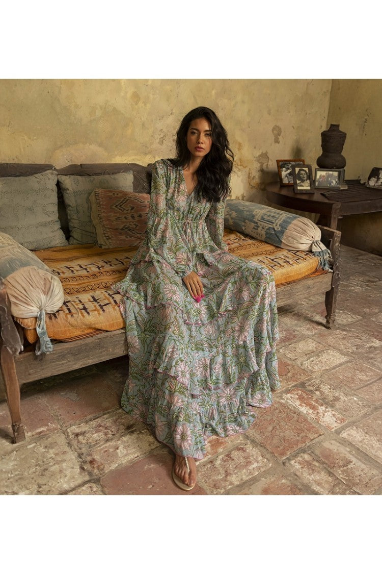 Miss June Rosa Long Dress