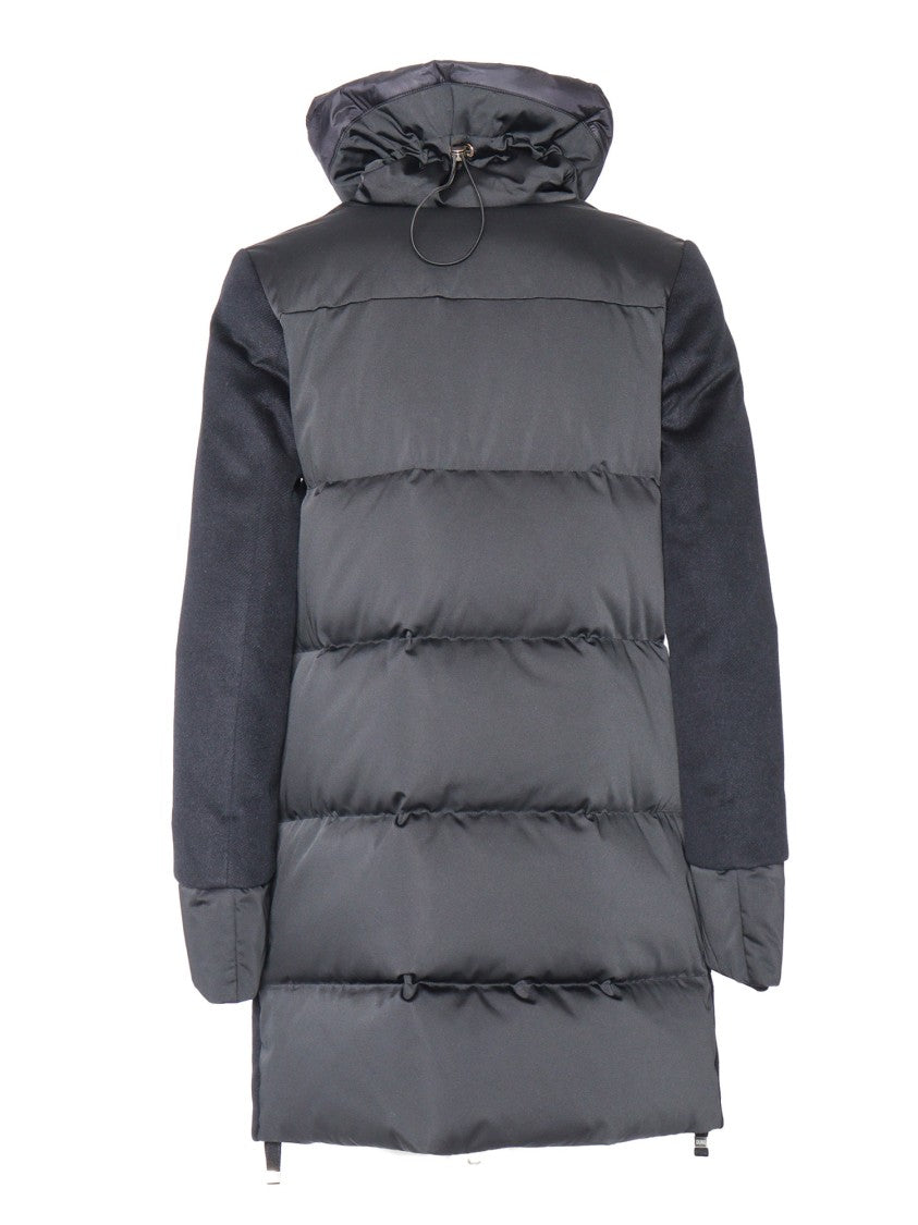 Duno Quilted Padded Coat With Adjustable Collar