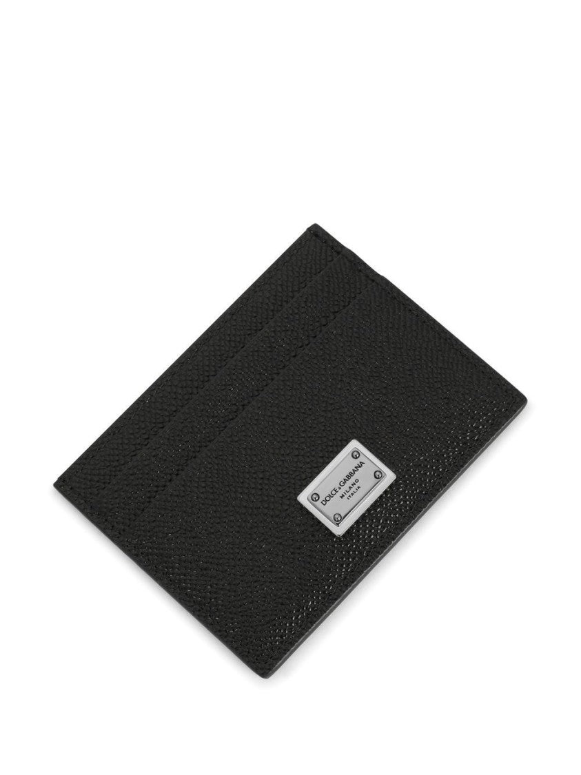 Dolce & Gabbana Pebbled Texture Card Holder