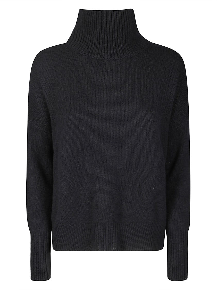 Lisa Yang Asymmetrical Turtleneck Sweater In Soft Cashmere