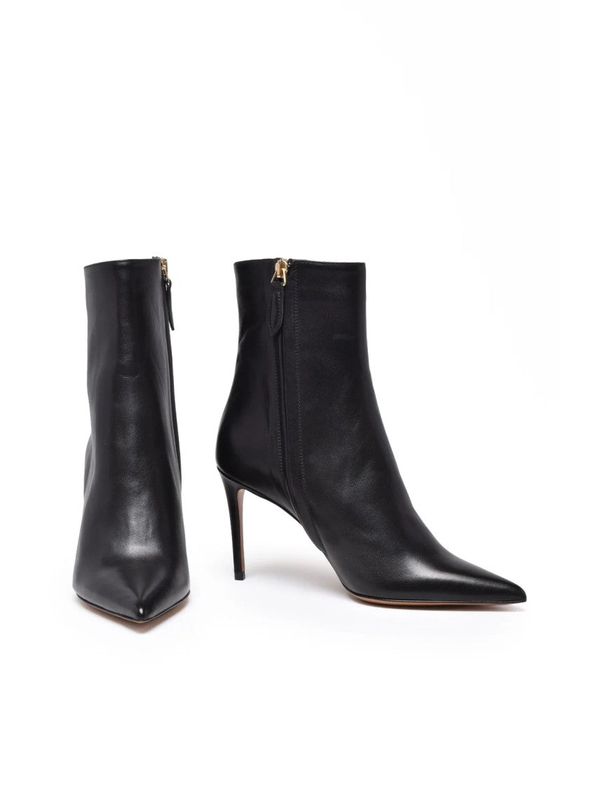 Castagna Black Leather Siviglia Boots