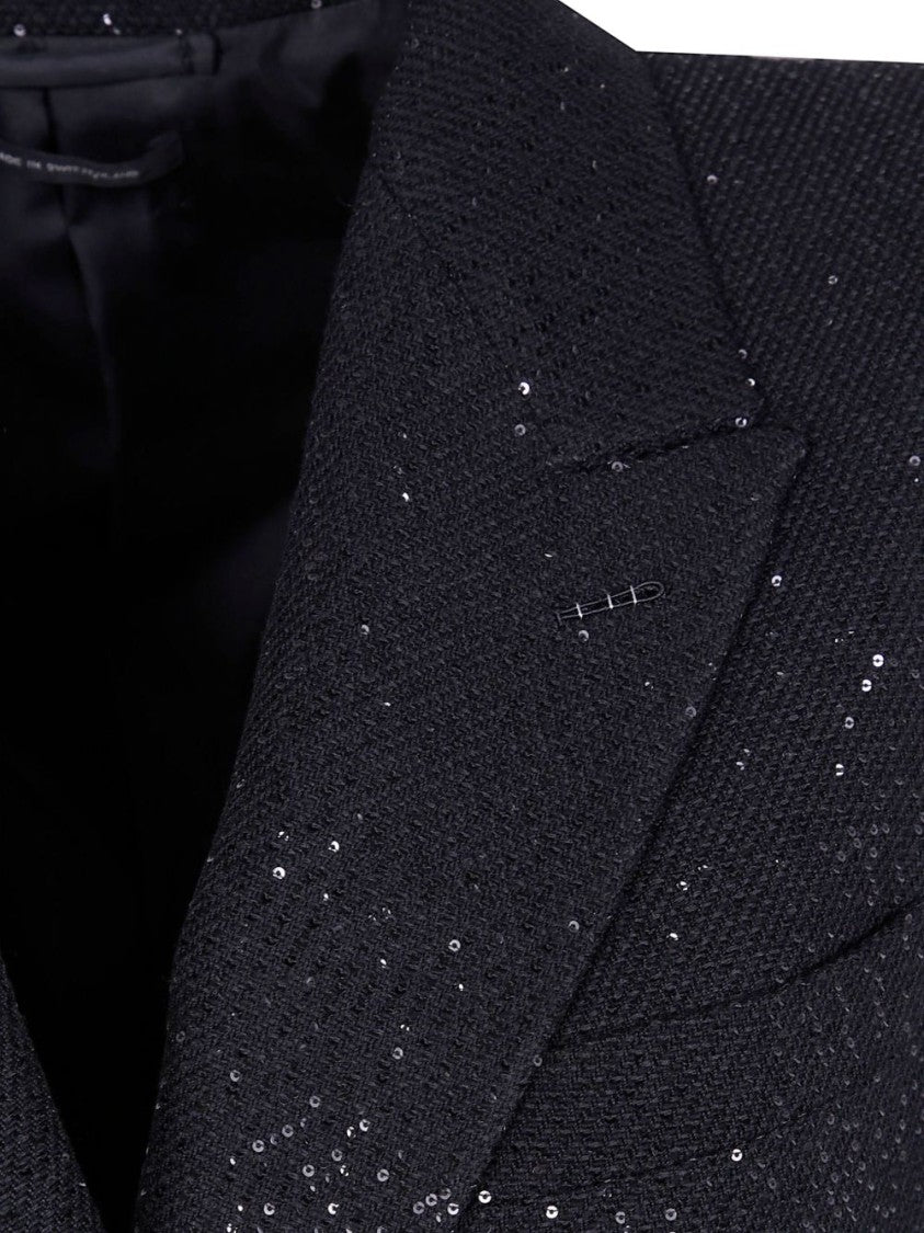 Tom Ford Tailored Structured Black Dress