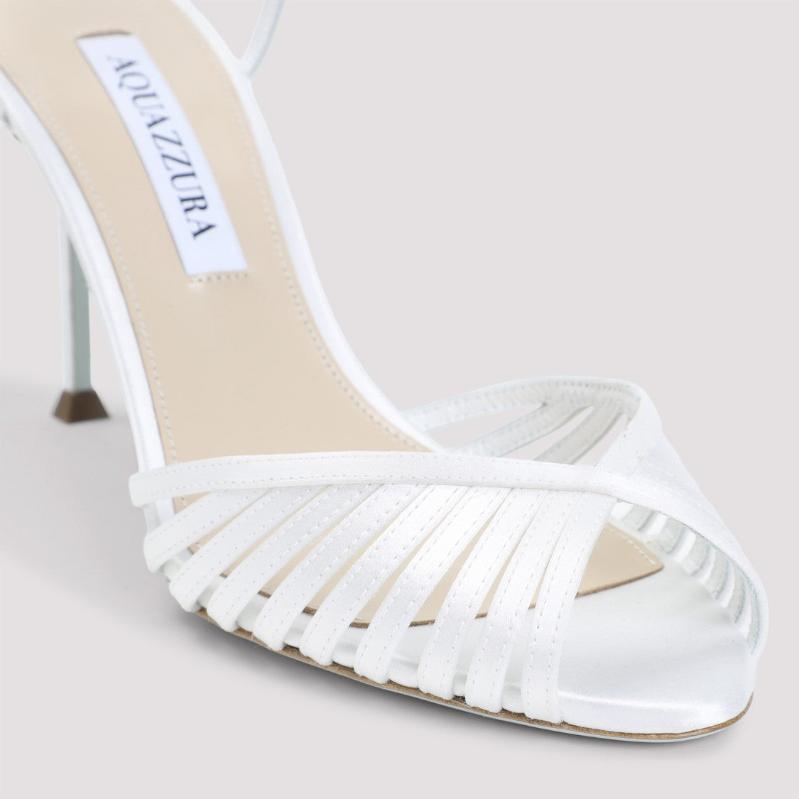 Aquazzura Textile Satin Hold Me Sandal