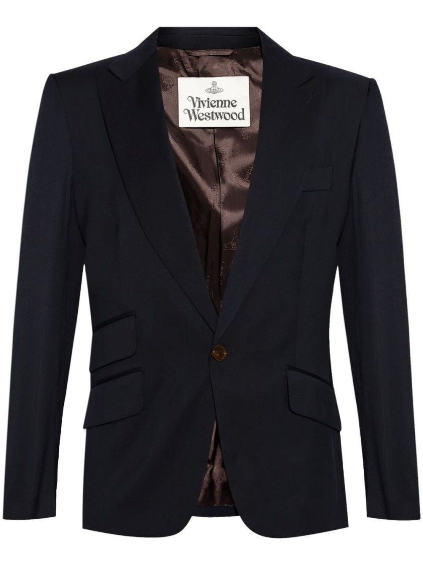 Vivienne Westwood Navy Virgin Wool Tailored Jacket
