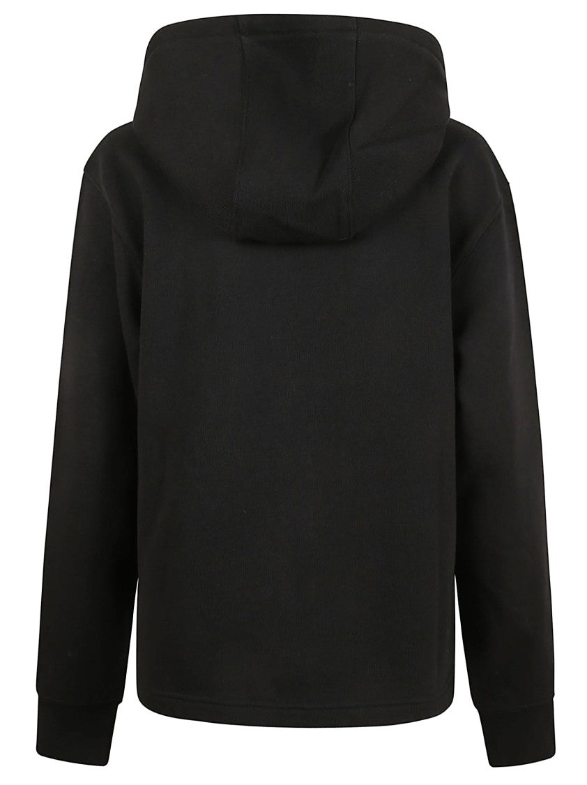 Burberry Zip-Up Hoodie With Adjustable Drawstring